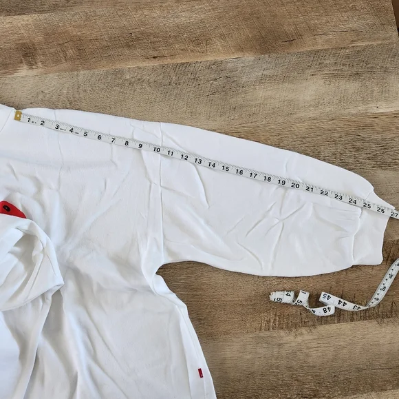 Levi's Women's Cropped Happy Strawberry Prism Hoodie Size 2X - Picture 11 of 11